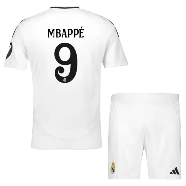 Kit De Football Real Madrid Kylian Mbappé 9 Enfant Domicile 24/25