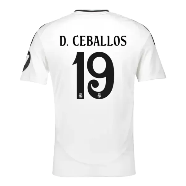 Maillot De Foot Real Madrid D. Ceballos 19 Domicile 24/25