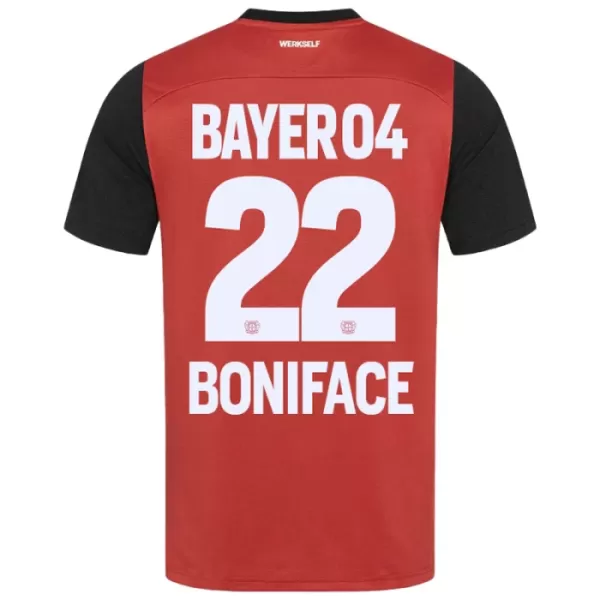 Kit De Football Bayer 04 Leverkusen Victor Boniface 22 Enfant Domicile 24/25