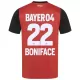 Kit De Football Bayer 04 Leverkusen Victor Boniface 22 Enfant Domicile 24/25