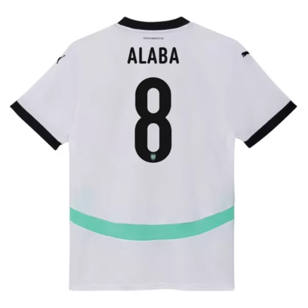 Maillot De Foot Autriche David Alaba 8 Extérieur Euro 2024