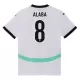 Maillot De Foot Autriche David Alaba 8 Extérieur Euro 2024