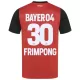 Maillot De Foot Bayer 04 Leverkusen Jeremie Frimpong 30 Domicile 24/25