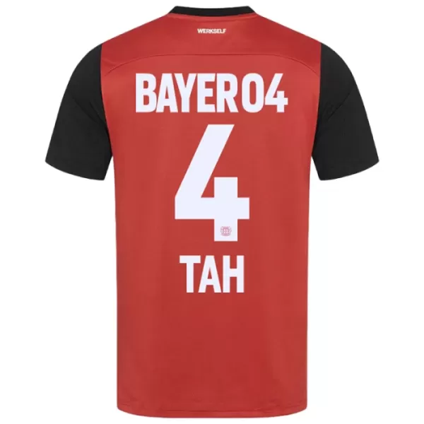 Maillot De Foot Bayer 04 Leverkusen Jonathan Tah 4 Domicile 24/25