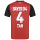 Maillot De Foot Bayer 04 Leverkusen Jonathan Tah 4 Domicile 24/25