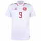 Maillot De Foot Danemark Rasmus Højlund 9 Domicile Euro 2024