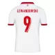 Maillot De Foot Pologne Robert Lewandowski 9 Domicile Euro 2024