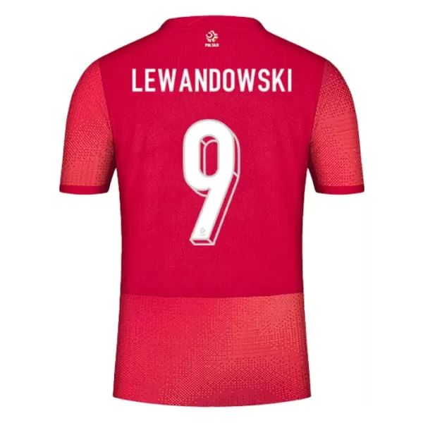 Maillot De Foot Pologne Robert Lewandowski 9 Extérieur Euro 2024