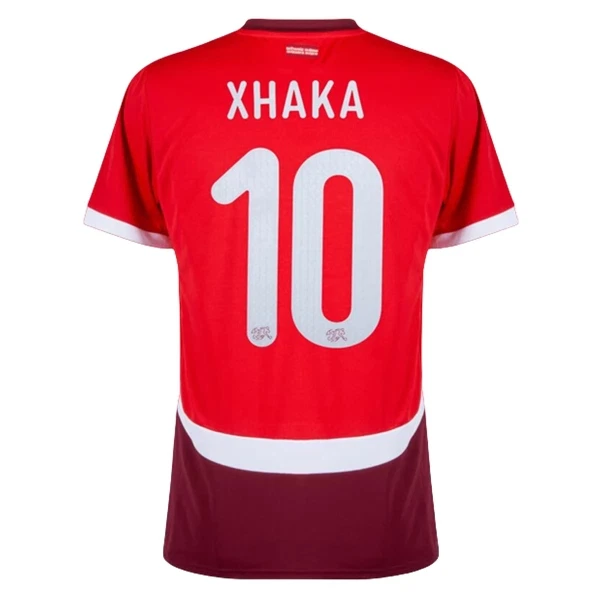 Maillot De Foot Suisse Xhaka 10 Domicile Euro 2024