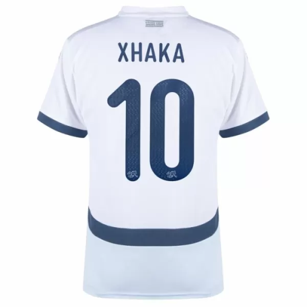 Maillot De Foot Suisse Xhaka 10 Extérieur Euro 2024