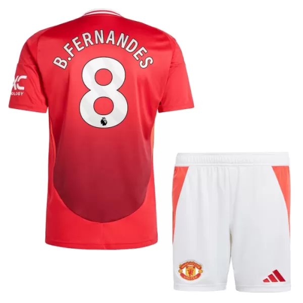 Kit De Football Manchester United Bruno Fernandes 8 Enfant Domicile 24/25