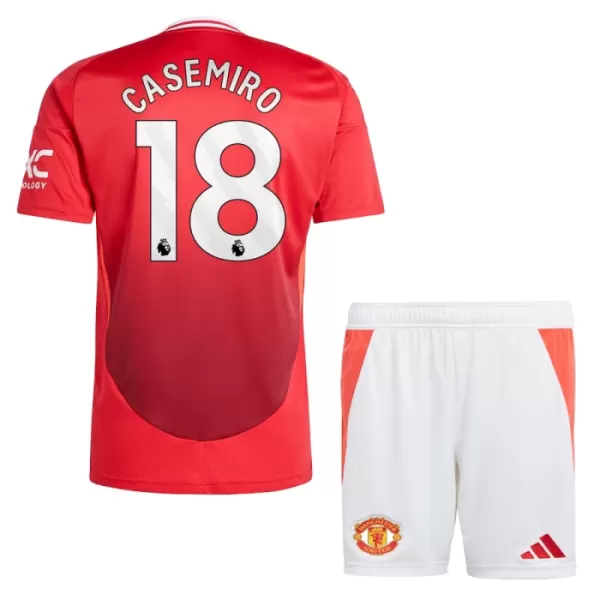 Kit De Football Manchester United Casemiro 18 Enfant Domicile 24/25