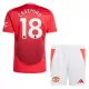 Kit De Football Manchester United Casemiro 18 Enfant Domicile 24/25