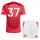 Kit De Football Manchester United Mainoo 37 Enfant Domicile 24/25