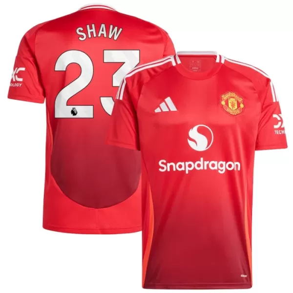 Maillot De Foot Manchester United Luke Shaw 23 Domicile 24/25