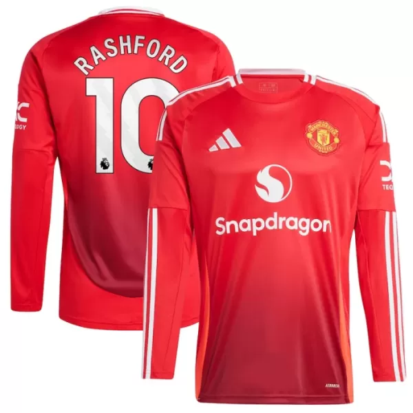 Maillot De Foot Manchester United Marcus Rashford 10 Domicile 24/25 Manches Longues