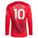 Maillot De Foot Manchester United Marcus Rashford 10 Domicile 24/25 Manches Longues