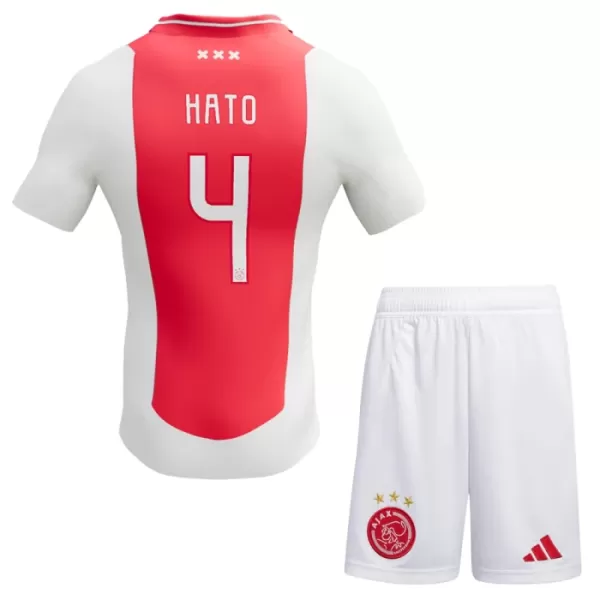 Kit De Football Ajax Amsterdam Jorrel Hato 4 Enfant Domicile 24/25