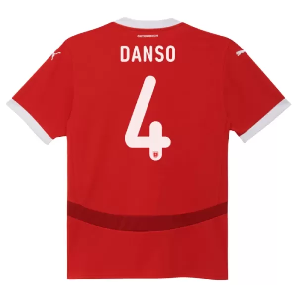 Maillot De Foot Autriche Kevin Danso 4 Domicile Euro 2024