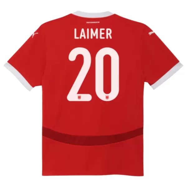 Maillot De Foot Autriche Konrad Laimer 20 Domicile Euro 2024