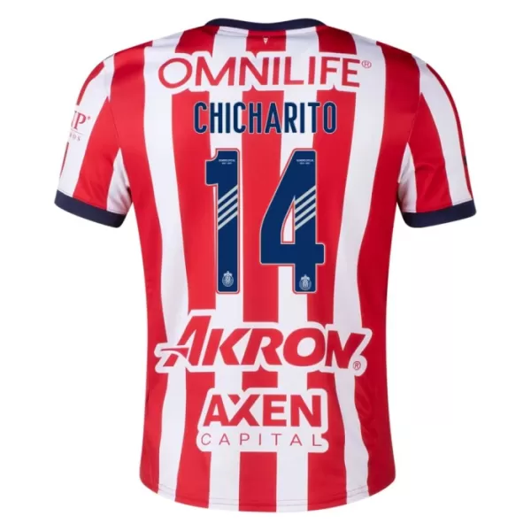 Maillot De Foot CD Guadalajara Chicharito 14 Domicile 24/25