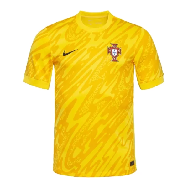 Maillot De Foot Gardien Portugal Diogo Costa 22 Euro 2024 Jaune