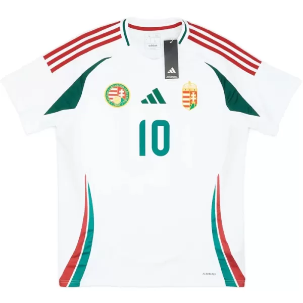 Maillot De Foot Hongrie Szoboszlai 10 Extérieur Euro 2024