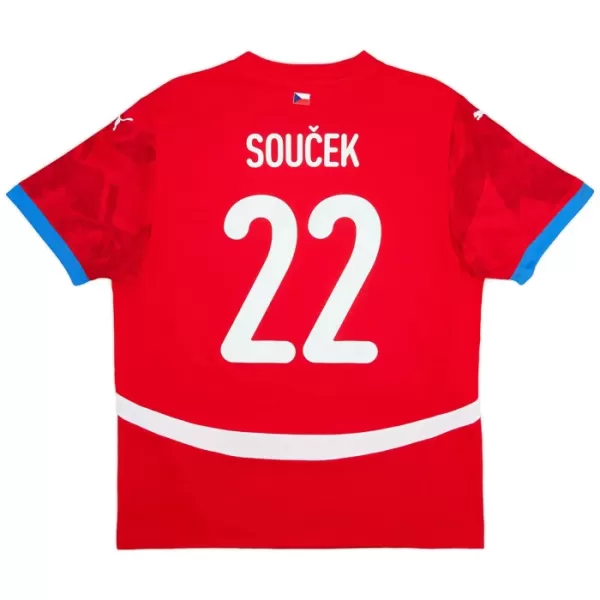 Maillot De Foot République tchèque Soucek 22 Domicile Euro 2024