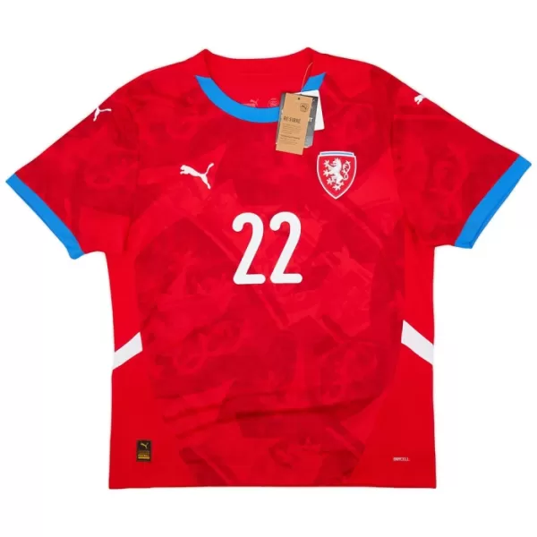 Maillot De Foot République tchèque Soucek 22 Domicile Euro 2024