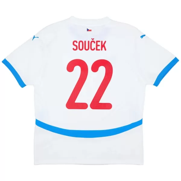 Maillot De Foot République tchèque Soucek 22 Extérieur Euro 2024