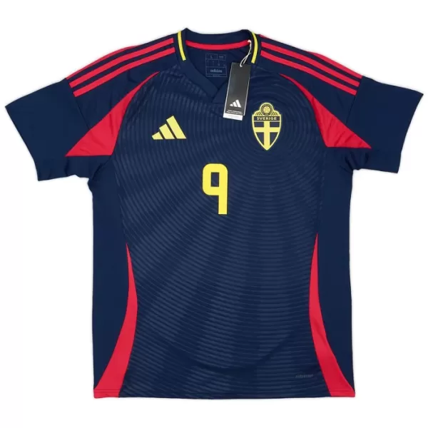 Maillot De Foot Suède Isak 9 Extérieur 2024