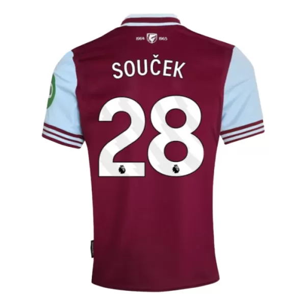 Maillot De Foot West Ham United Soucek 28 Domicile 24/25