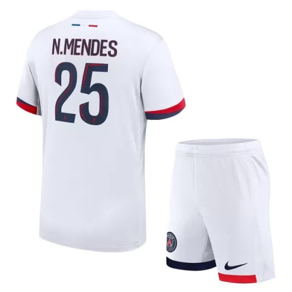 Kit De Football Paris Saint-Germain Nuno Mendes 25 Enfant Extérieur 24/25