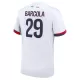 Maillot De Foot Paris Saint-Germain Bradley Barcola 29 Extérieur 24/25