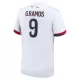 Maillot De Foot Paris Saint-Germain Goncalo Ramos 9 Extérieur 24/25