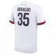 Maillot De Foot Paris Saint-Germain Lucas Beraldo 35 Extérieur 24/25