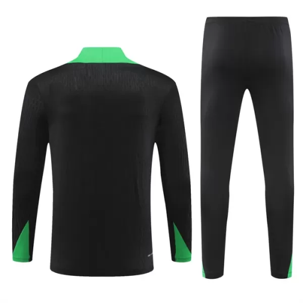 Brésil Kit de Sweat-shirt d’entraînement 24/25 Noir