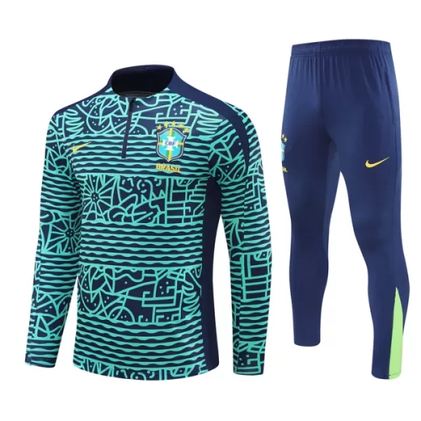 Brésil Kit de Sweat-shirt d’entraînement 24/25 Vert