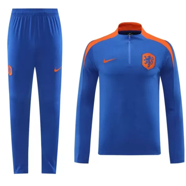 Pays-Bas Kit de Sweat-shirt d’entraînement 24/25 Bleu