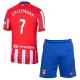 Kit De Football Atlético Madrid Antoine Griezmann 7 Enfant Domicile 24/25