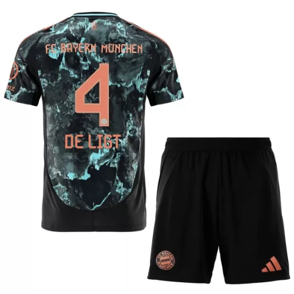 Kit De Football FC Bayern Munich Matthijs de Ligt 4 Enfant Extérieur 24/25