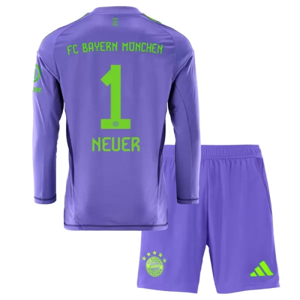 Kit De Football Gardien FC Bayern Munich Manuel Neuer 1 Enfant Extérieur 24/25