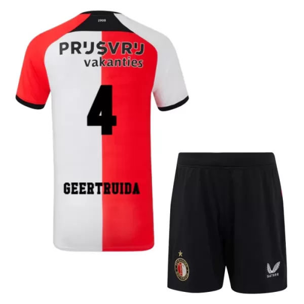 Kit De Football Feyenoord Rotterdam Geertruida 4 Enfant Domicile 24/25