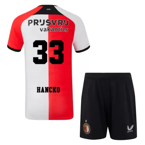 Kit De Football Feyenoord Rotterdam Hancko 33 Enfant Domicile 24/25