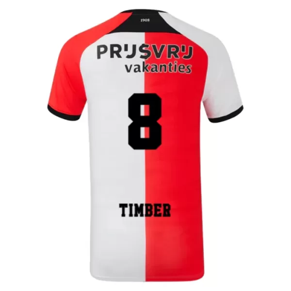 Maillot De Foot Feyenoord Rotterdam Timber 8 Domicile 24/25