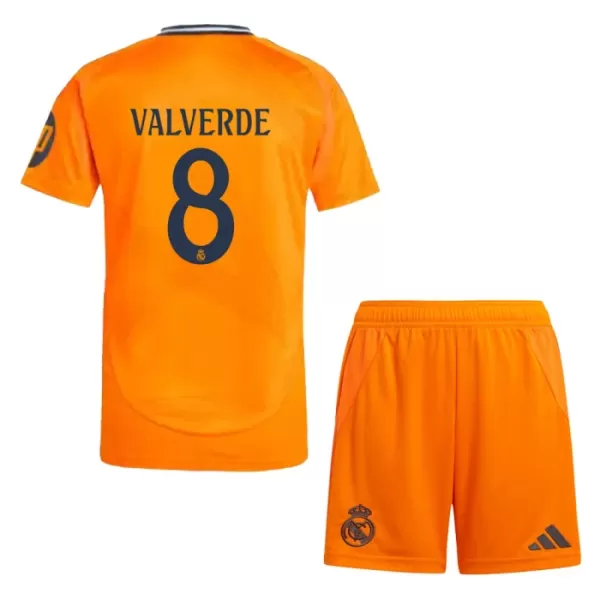 Kit De Football Real Madrid Federico Valverde 8 Enfant Extérieur 24/25