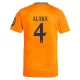 Maillot De Foot Real Madrid David Alaba 4 Extérieur 24/25