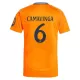 Maillot De Foot Real Madrid Eduardo Camavinga 6 Extérieur 24/25