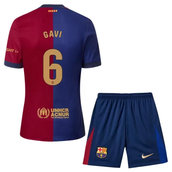 Kit De Football FC Barcelone Gavi 6 Enfant Domicile 24/25