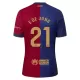 Maillot De Foot FC Barcelone Frenkie de Jong 21 Domicile 24/25